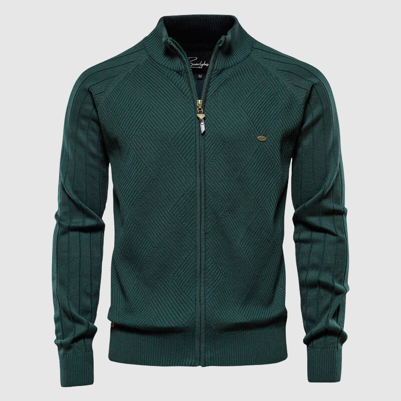 Veelzijdig heren vest Hugo met rits; perfect voor een stijlvolle, gelaagde look tijdens herfst en winter.