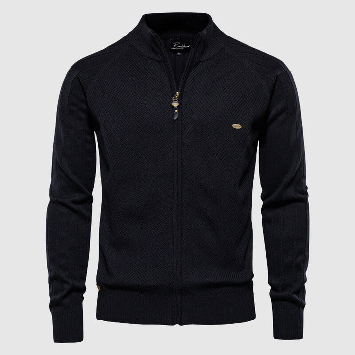 Zacht katoenen Hugo heren vest met rits, biedt optimaal comfort voor dagelijks gebruik in elk seizoen. Duurzaam.