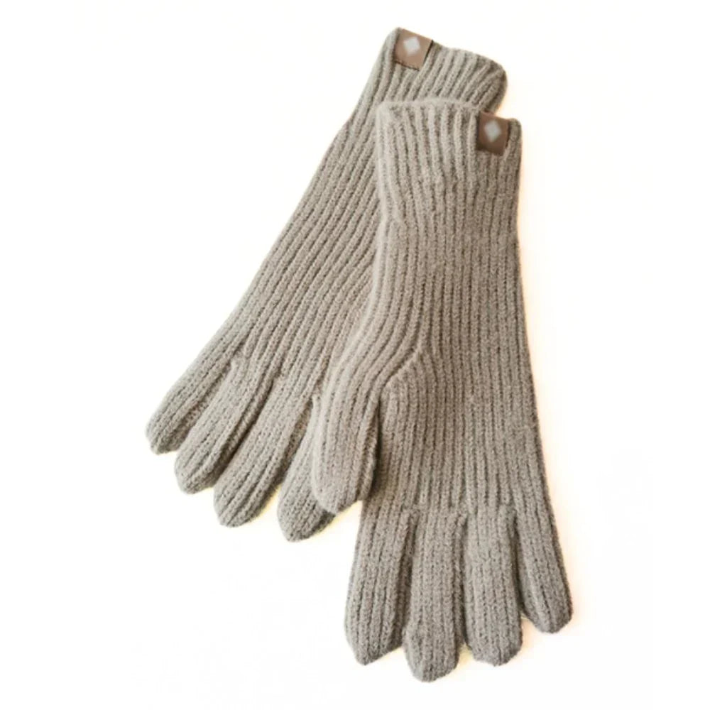 Dames Elara gebreide handschoenen, warm en comfortabel voor de winter. Touchscreen compatibel.