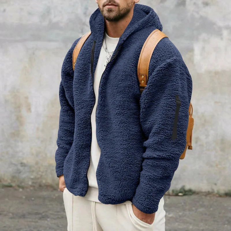 Heren winterjas Joshua met capuchon, perfect als bovenkleding voor een actieve levensstijl.