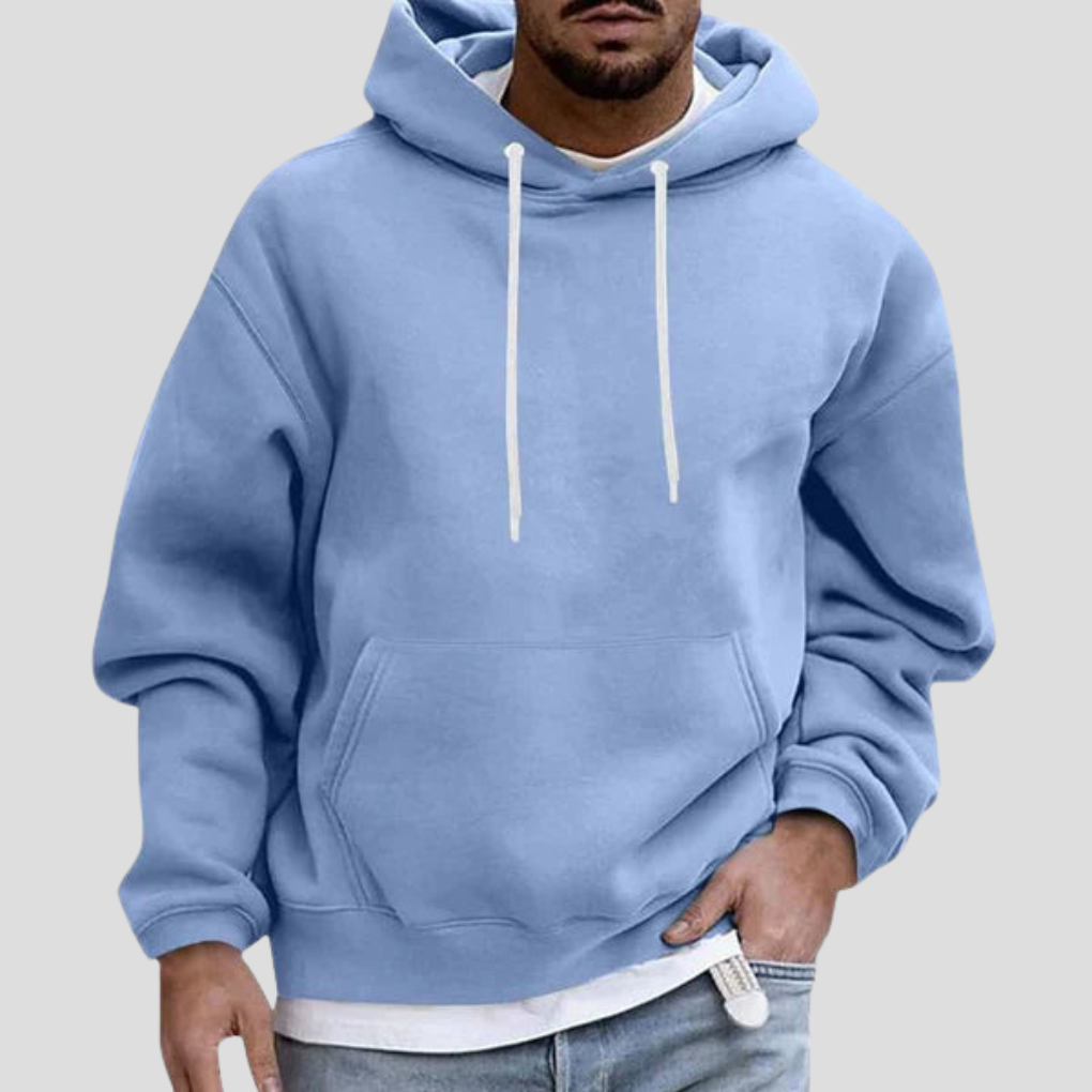 Owen heren hoodie, comfortabele losse pasvorm, moderne stijl, ideaal voor dagelijks casual gebruik.