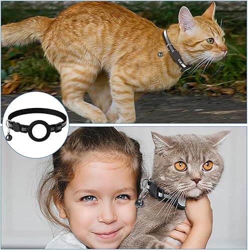 Veilige en verstelbare katten GPS halsband, ideaal voor avontuurlijke buitenkatten.