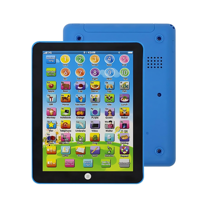 Blij kind leert spelenderwijs met deze educatieve kindertablet. Ideaal interactief speelgoed voor 3-6 jaar.