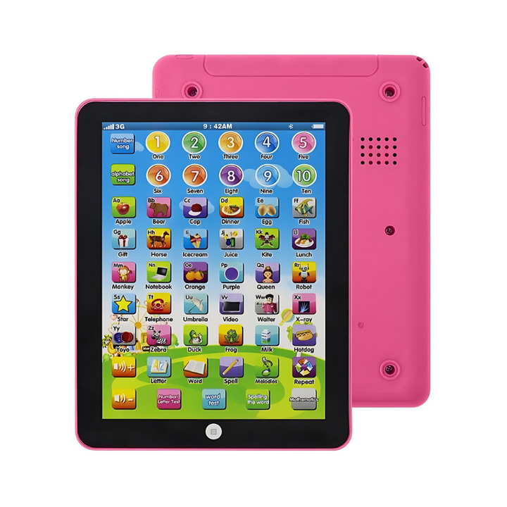 Cadeau kind: Educatieve interactieve kindertablet voor cognitieve ontwikkeling, geschikt voor kleuters 3-6 jaar.