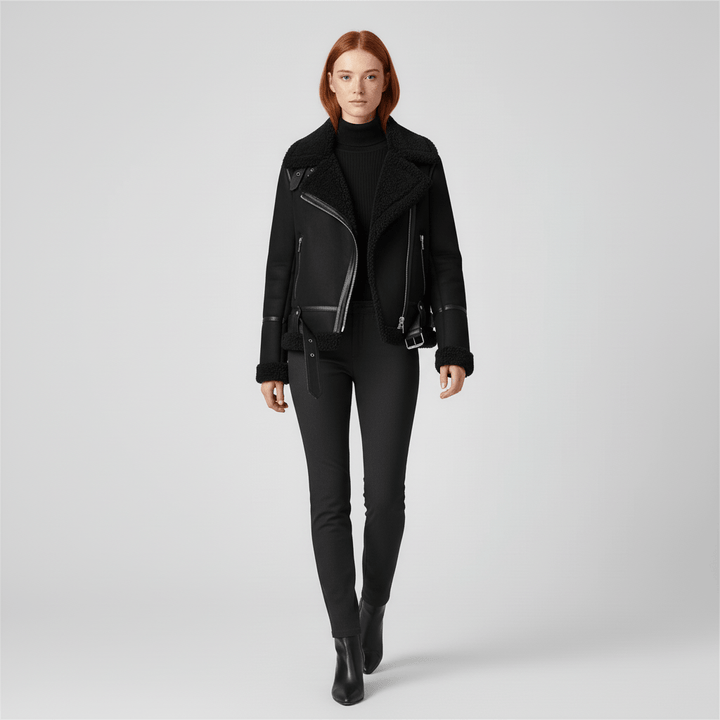 Warme en modieuze damesjas 'Amy', een klassieke winterjas die comfort en stijl combineert.