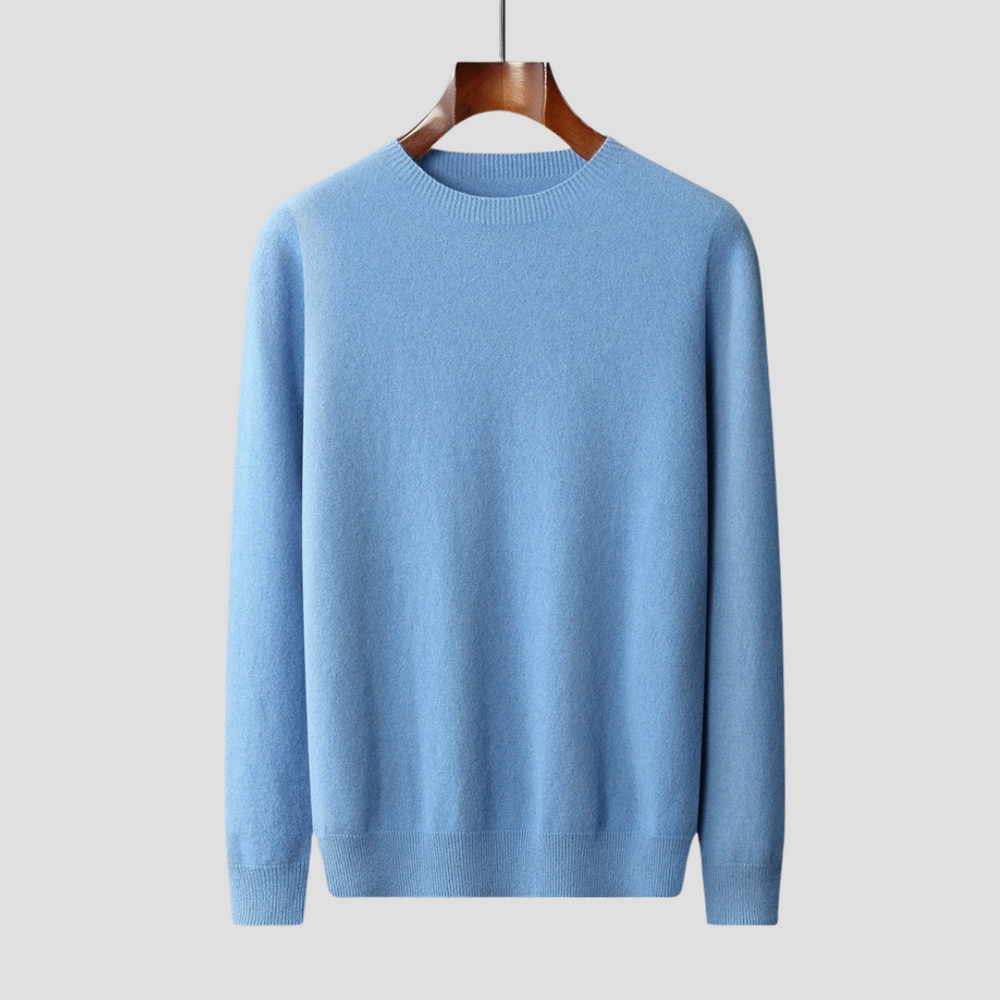 Comfortabele Marcus herentrui met ronde hals, klassiek ontwerp, veelzijdig voor casual/zakelijk.