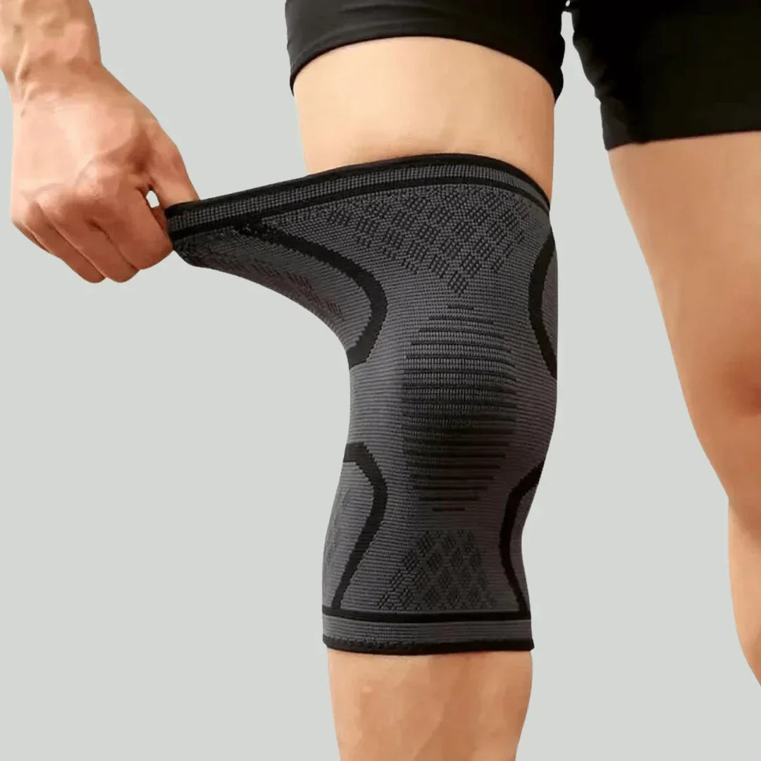 Close-up van de FlexiKnee Pro orthopedische kniebandage voor optimale ondersteuning.
