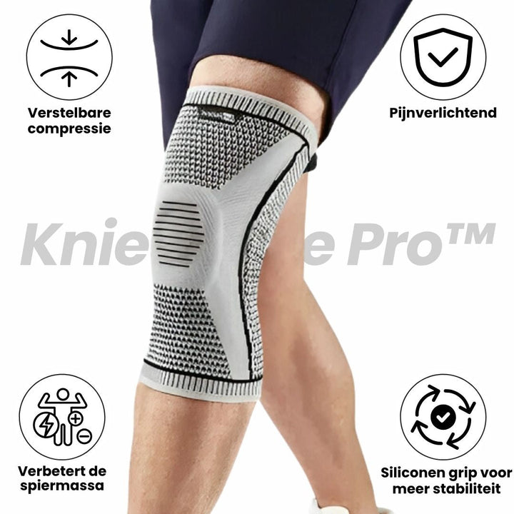 KnieStabiel unisex kniebrace voor orthopedische compressie. Biedt pijnverlichting bij gewrichtspijn, artrose en tendinitis.