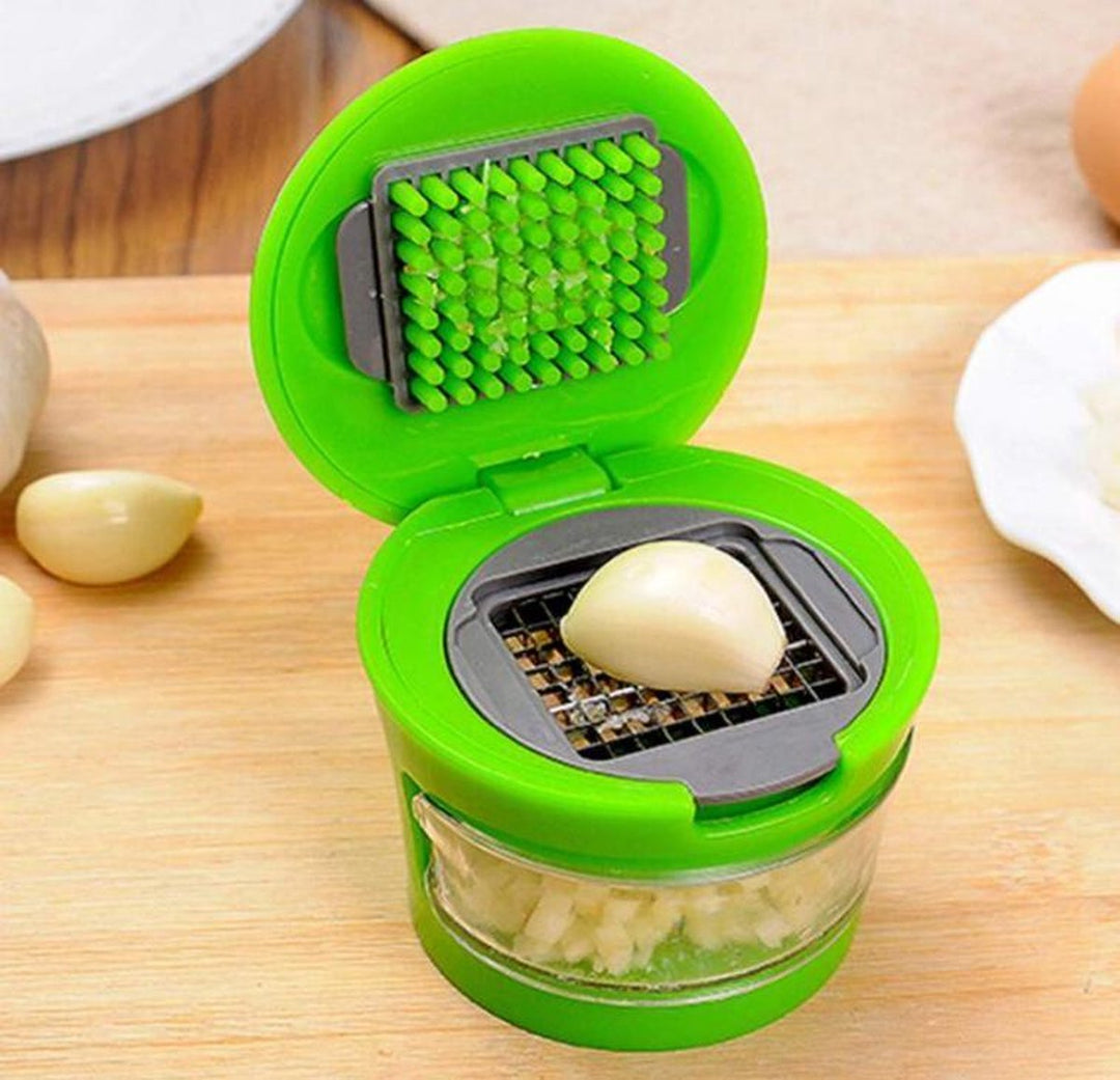 Moderne knoflookpers, ideaal voor koken en culinaire gerechten. Vaatwasbestendig keukengerei, makkelijk te reinigen.