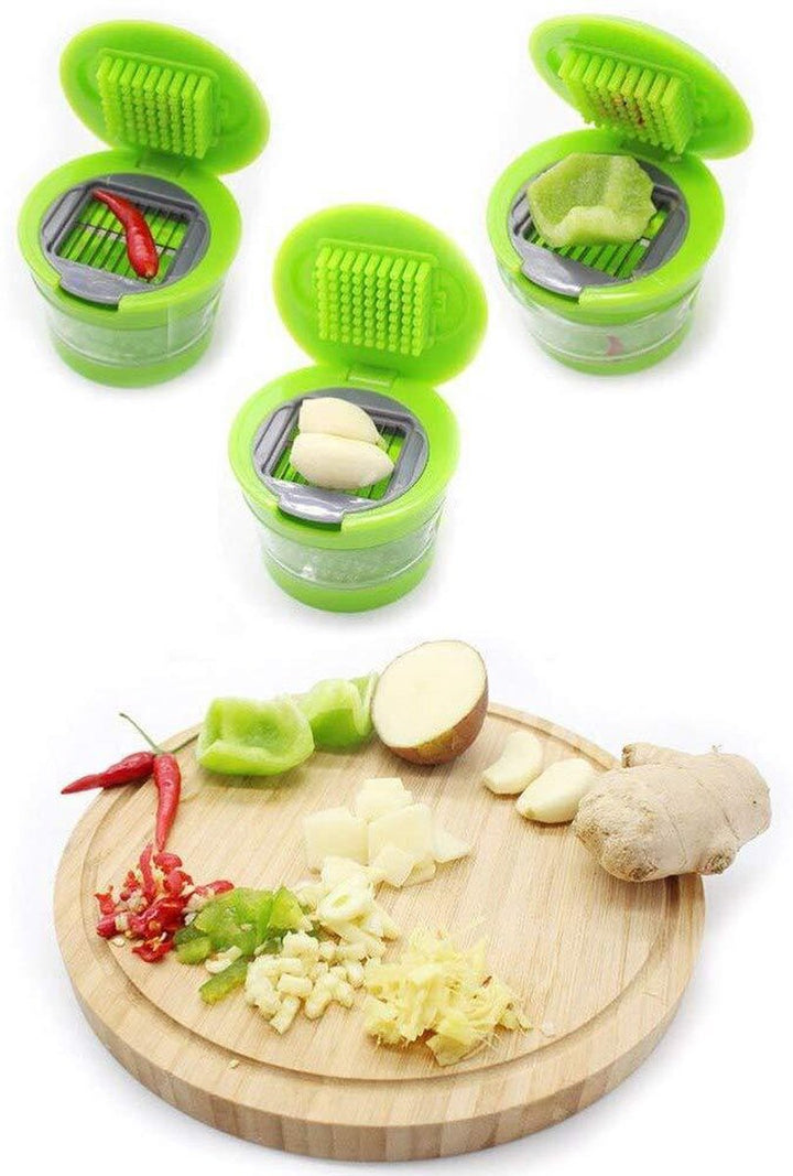 Gebruiksvriendelijke groentepers en knoflookpers. Comfortabel kookgerei voor het bereiden van heerlijke maaltijden.
