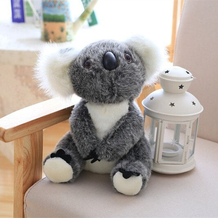 Koala knuffel van 28 cm, zacht en veilig pluche speelgoed voor uren speelplezier.