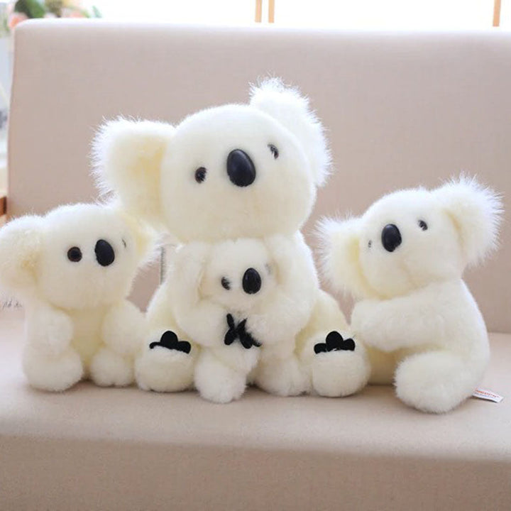 Realistisch ogende 28 cm pluche koala, stimuleert dierenbewustzijn bij kinderen.