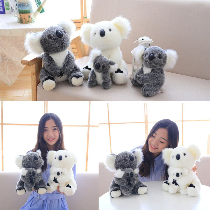Kindvriendelijke 28 cm koala knuffel van zacht pluche, veilig en comfortabel speelgoed.