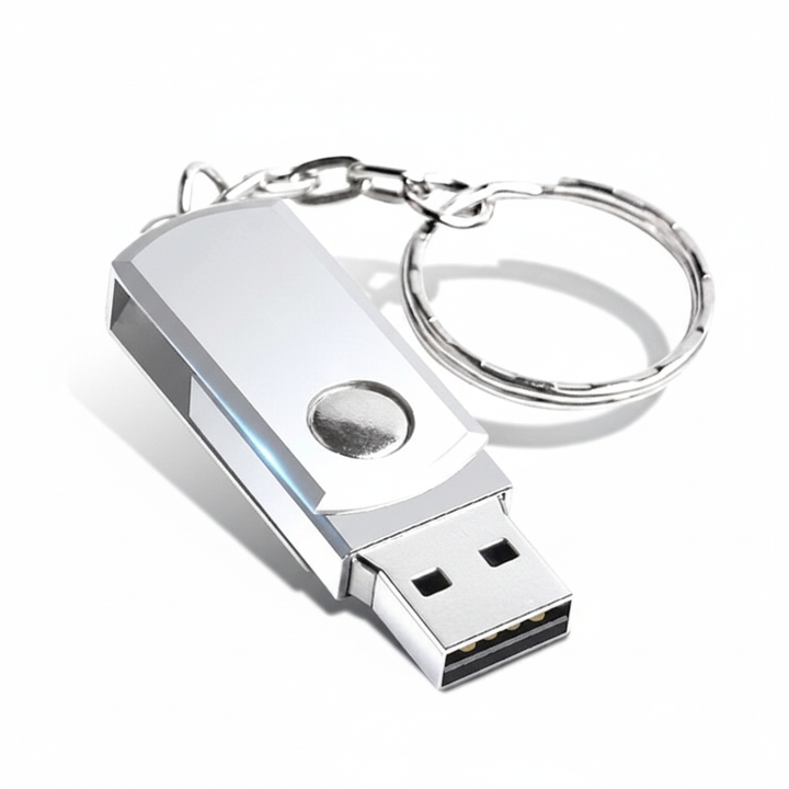 Robuuste 2TB USB stick van aluminium; veilige en duurzame opslag voor belangrijke bestanden.