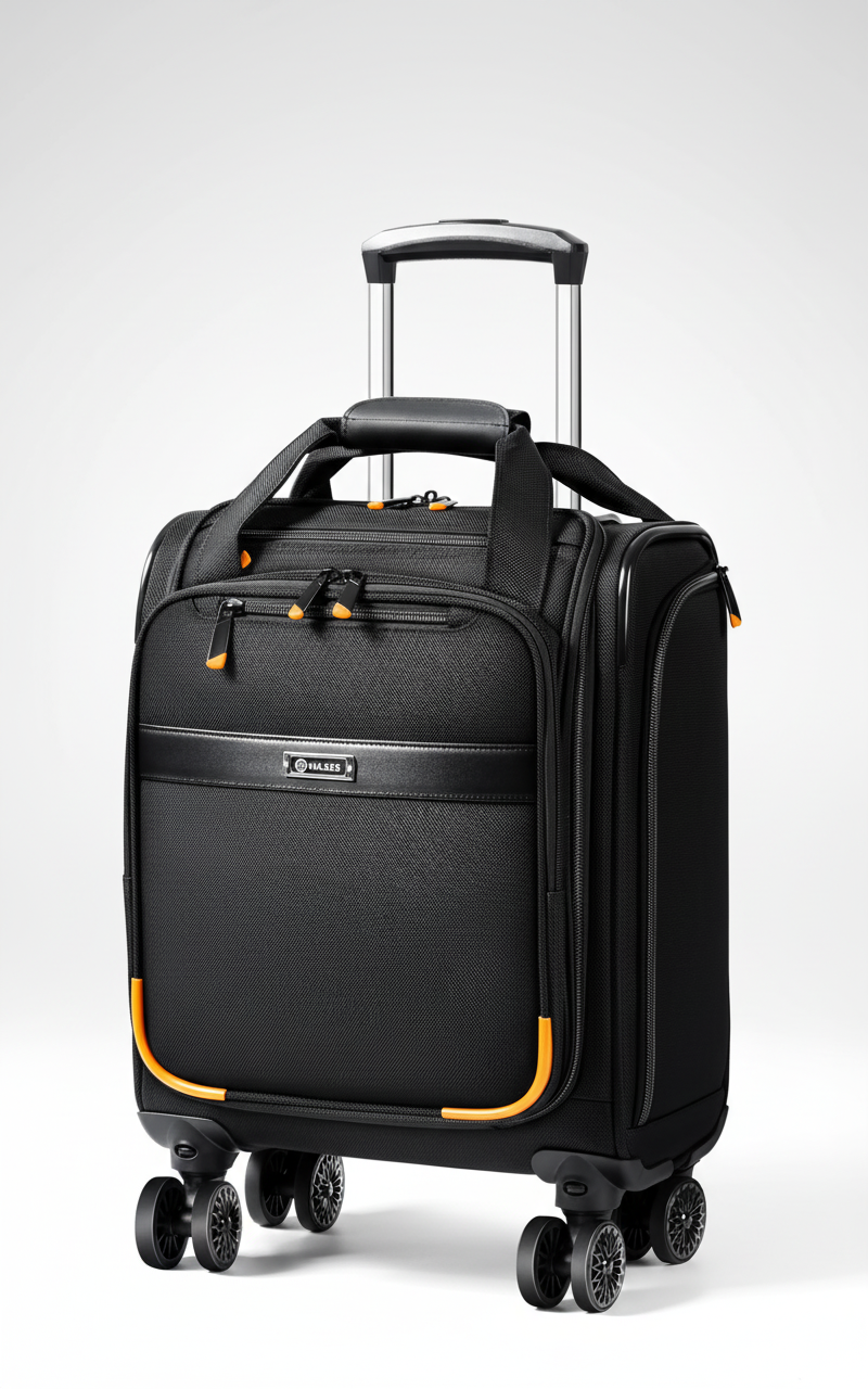 Sterke compacte wieltas reistrolley, geschikt als handbagage cabine bagage. Met handige organizer voor efficiënt inpakken.