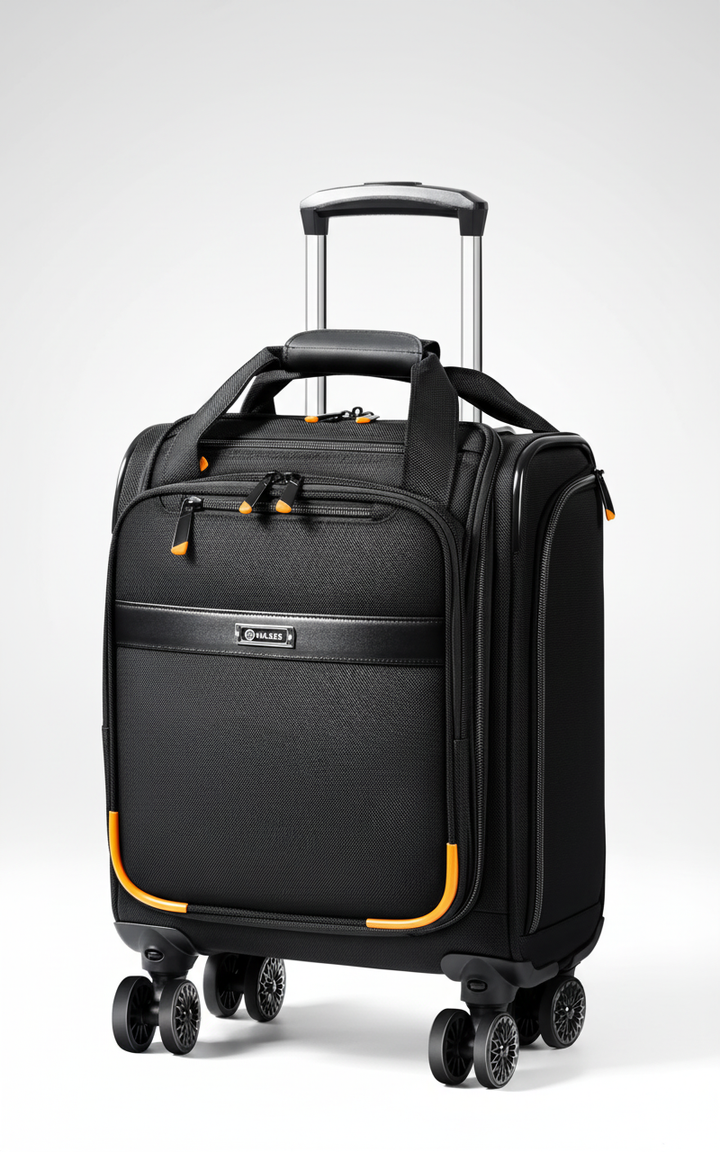 Sterke compacte wieltas reistrolley, geschikt als handbagage cabine bagage. Met handige organizer voor efficiënt inpakken.