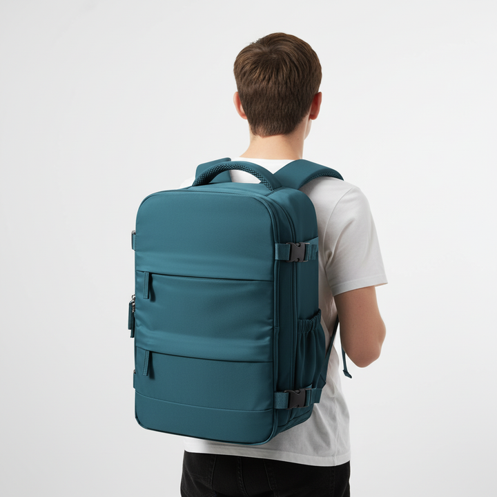 Unisex cabine rugzak, compacte handbagage voor vliegreizen. Comfortabel en voldoet aan de afmetingen.