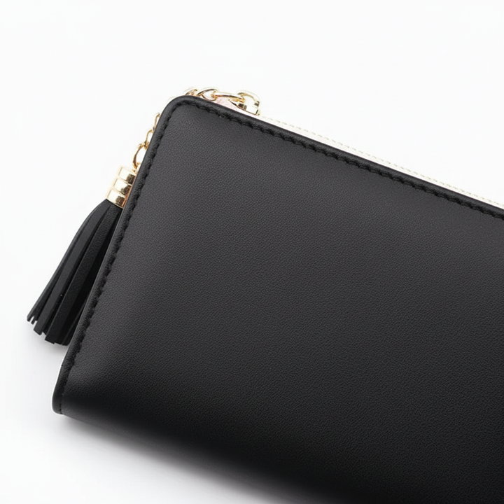 Vrouwen mode: compacte dames portemonnee in premium PU-leer, perfect voor organisatie.