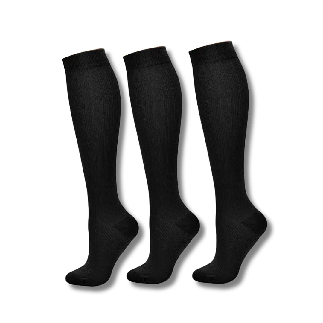 Dames compressiesokken tegen vermoeide benen en zwelling. Orthopedische ondersteuning van VitalEase voor dagelijks comfort.