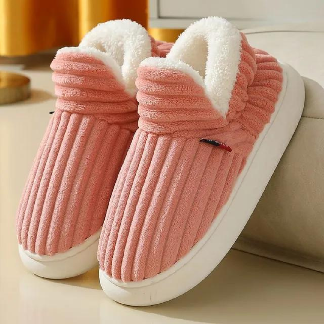 Relax damespantoffels, comfortabele en warme huisschoenen voor dames, ideaal voor binnenhuis gebruik.