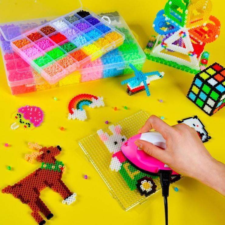 Kinderen's creatieve DiamondPen kralenset voor knutselplezier en DIY-projecten; perfect speelgoed.