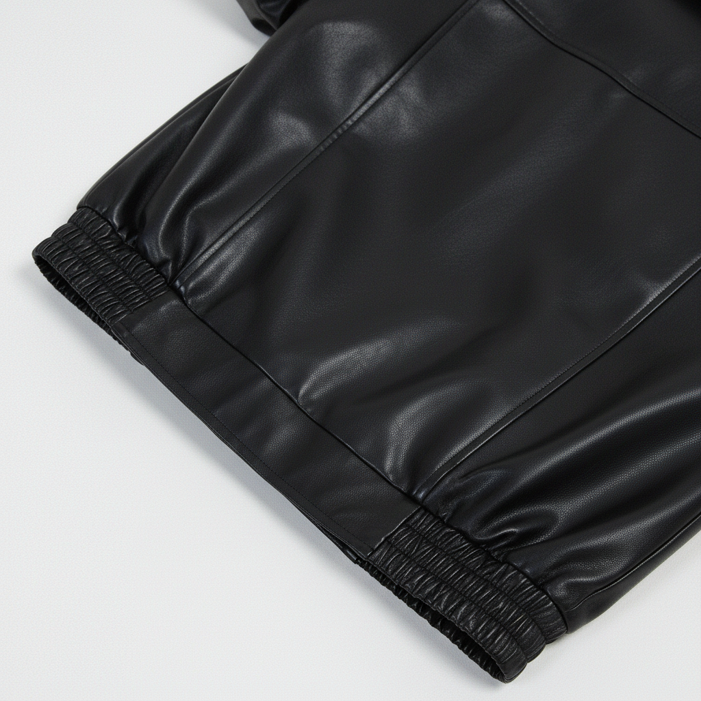 Comfortabel zwart kunstleder motorjack voor dames, Stella model met trendy bikerjack-stijl.