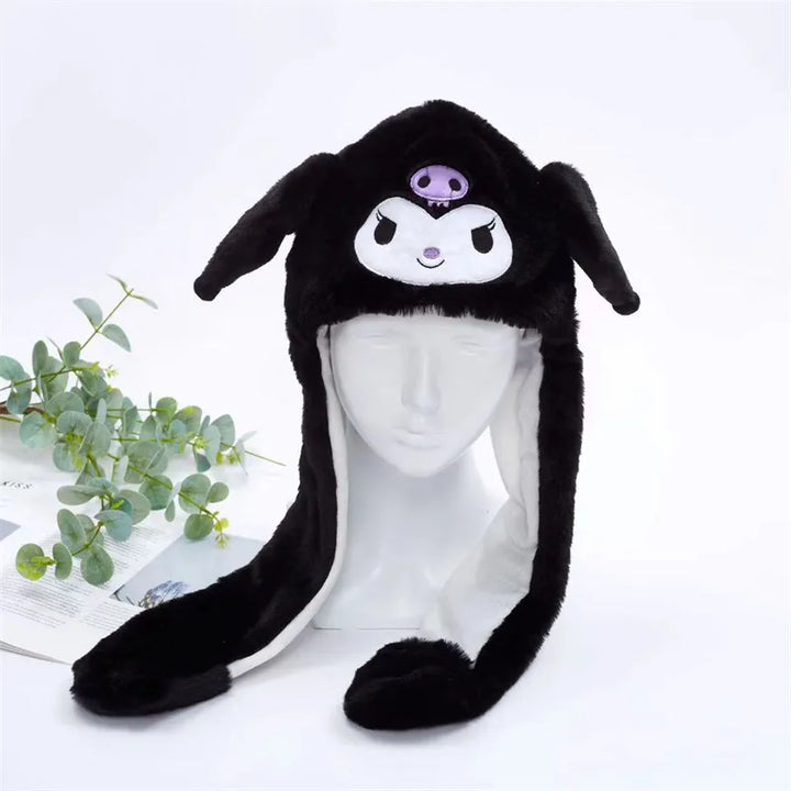 Unisex BunnyBounce Hat, beer met bewegende oren, de perfecte accessoire voor de winter.