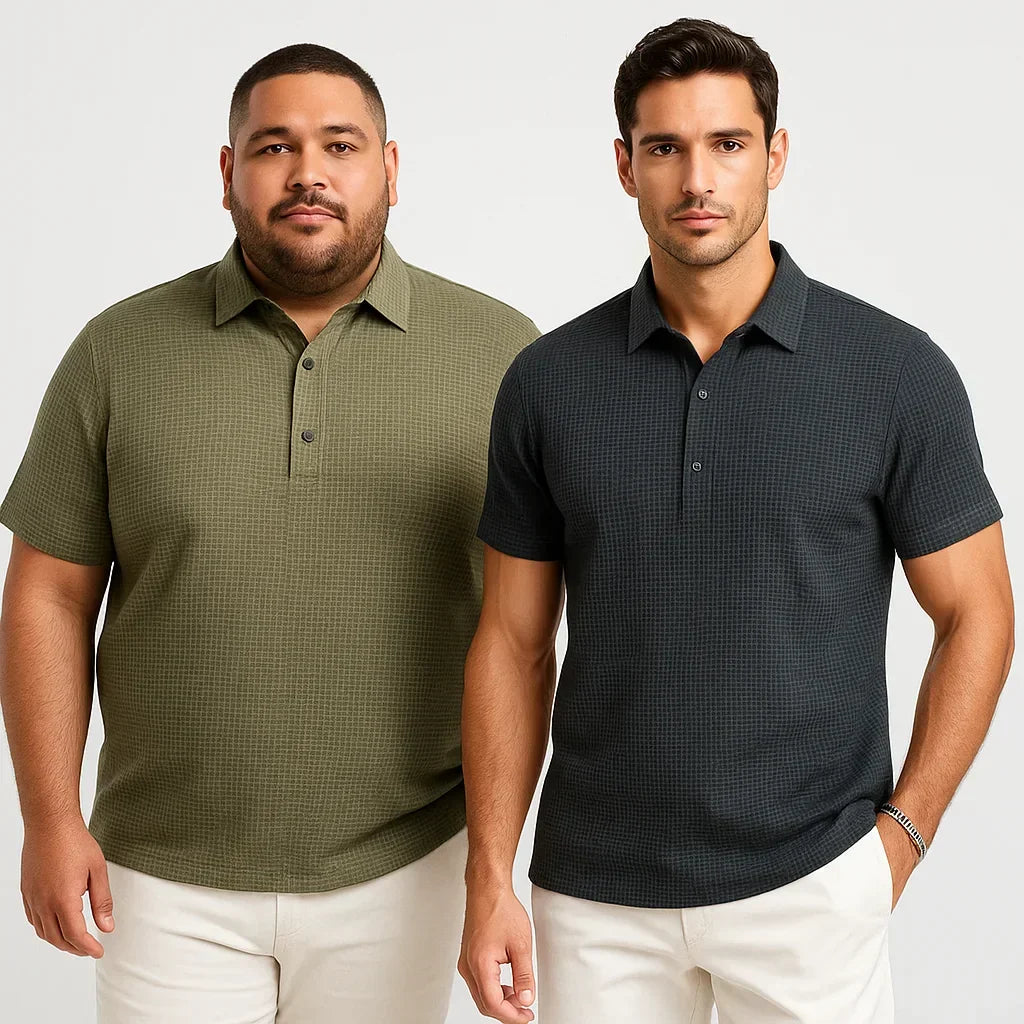 Heren poloshirt Oliver met korte mouwen, klassiek en comfortabel voor dagelijks gebruik.