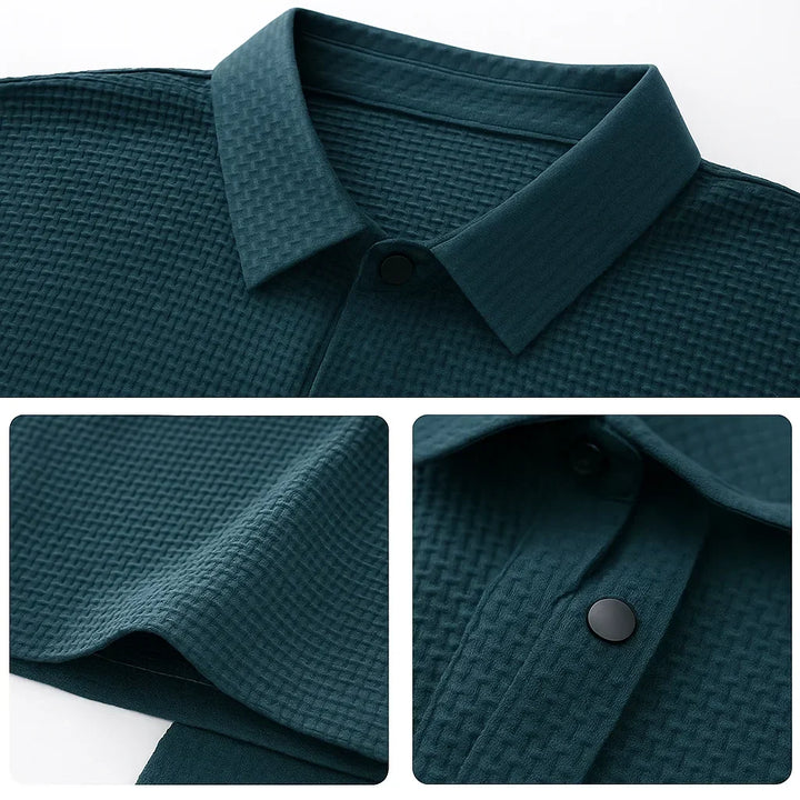 Veelzijdig heren poloshirt met korte mouwen, een klassieker voor elke casual gelegenheid.