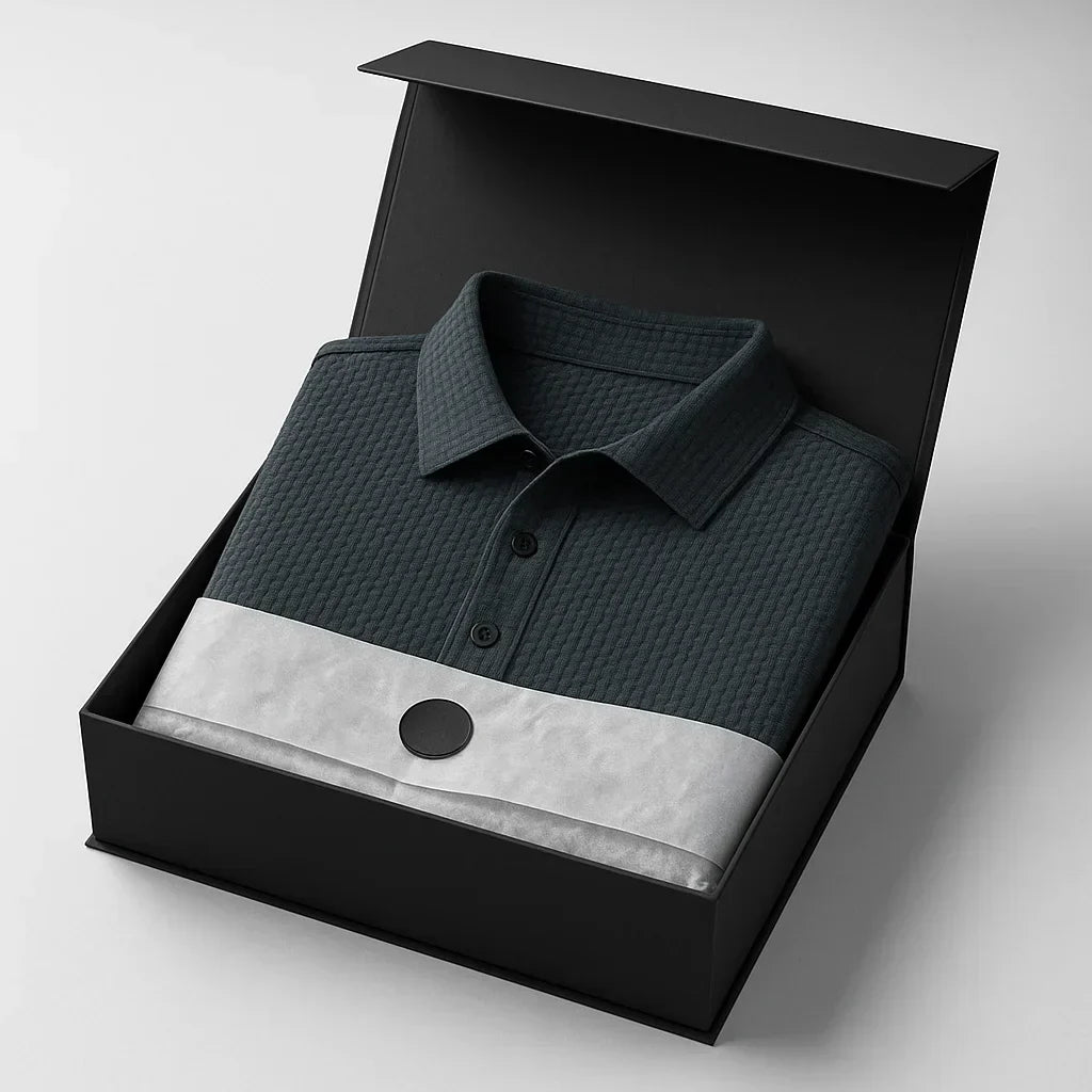 Poloshirt heren Oliver met korte mouwen, ademend en modieus voor warme dagen.