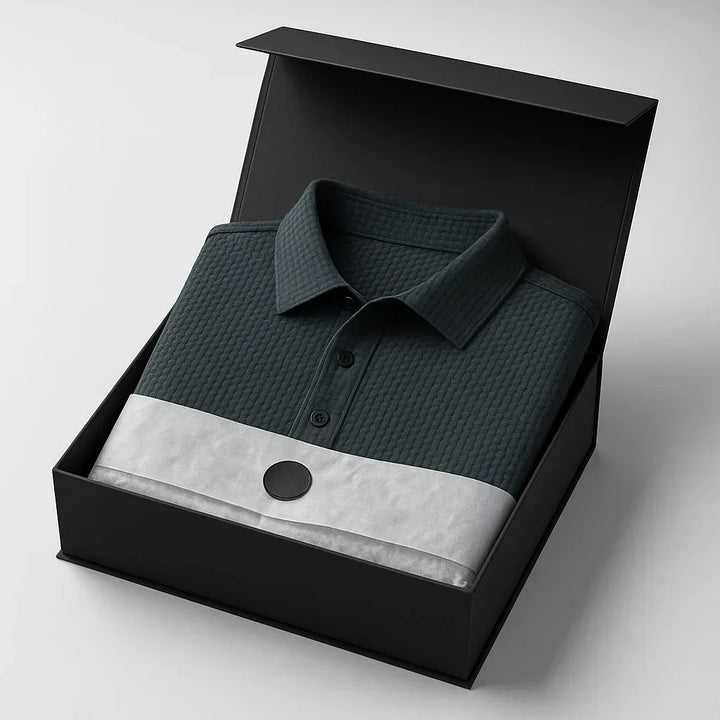 Poloshirt heren Oliver met korte mouwen, ademend en modieus voor warme dagen.