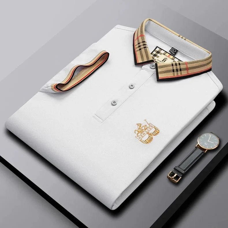 Stijlvol en comfortabel heren poloshirt met korte mouw. Modieus voor een casual of zakelijke look.