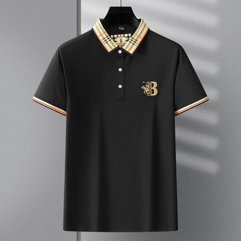 Zomers heren poloshirt met korte mouw. Stijlvol, comfortabel en ademend voor warme dagen.
