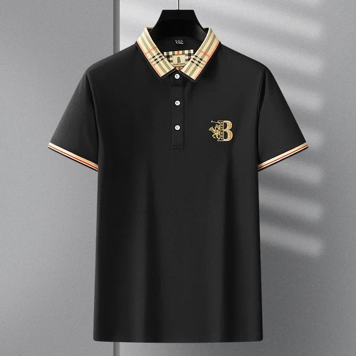 Zomers heren poloshirt met korte mouw. Stijlvol, comfortabel en ademend voor warme dagen.