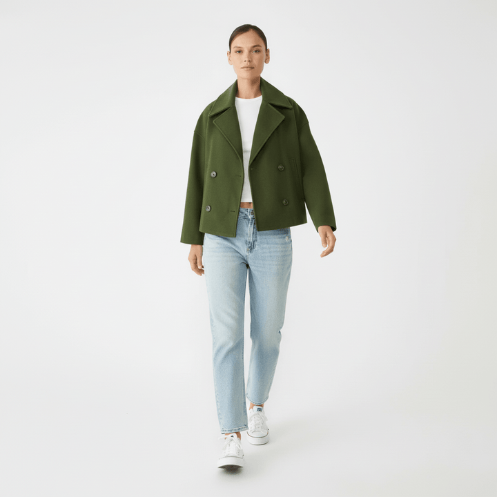 Jessica dames cropped blazer, modieus & getailleerd, perfect voor een stijlvolle en moderne outfit.