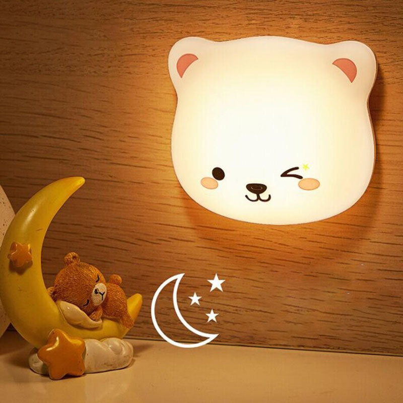 Schattige LED beer lamp, perfect voor op het nachtkastje in de kinderkamer. Geeft zachte verlichting.