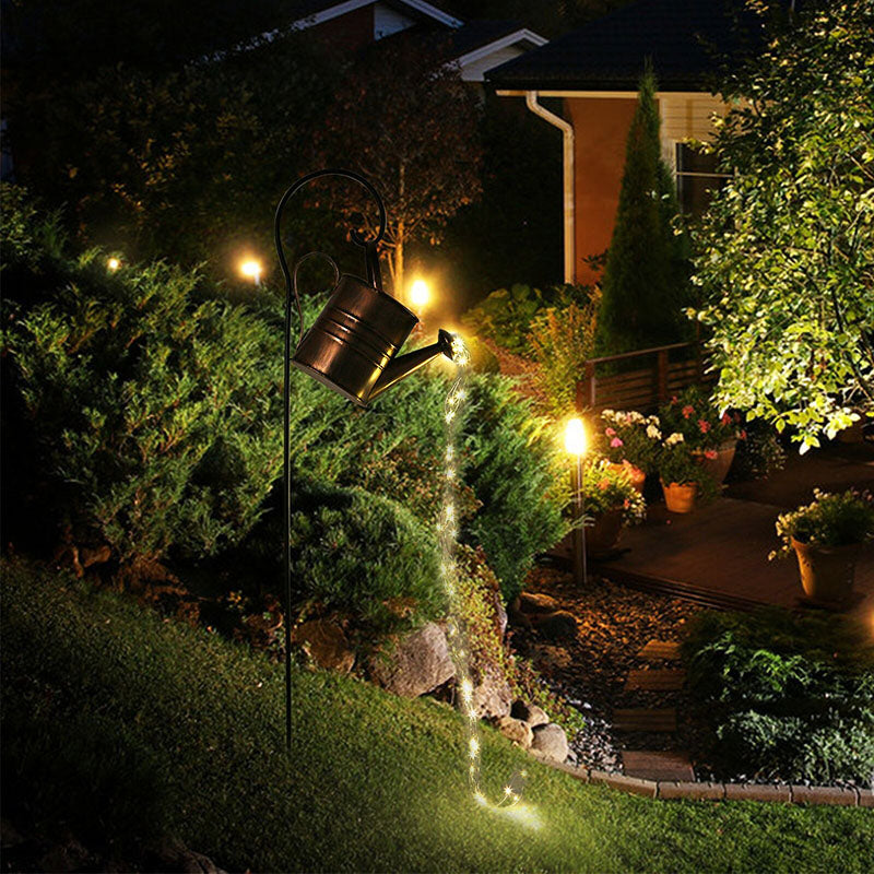 Origineel cadeau: LED gieterlamp voor unieke sfeerverlichting, perfect voor tuinliefhebbers.