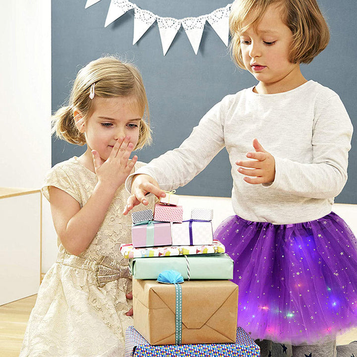 Meisjes LED tutu rok voor verkleedfeestjes, dansvoorstellingen en kinderfeestjes. Laat haar stralen!