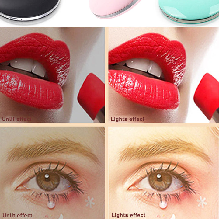 LED make-up spiegel met krachtige verlichting, zorgt voor perfect zicht overal en altijd.