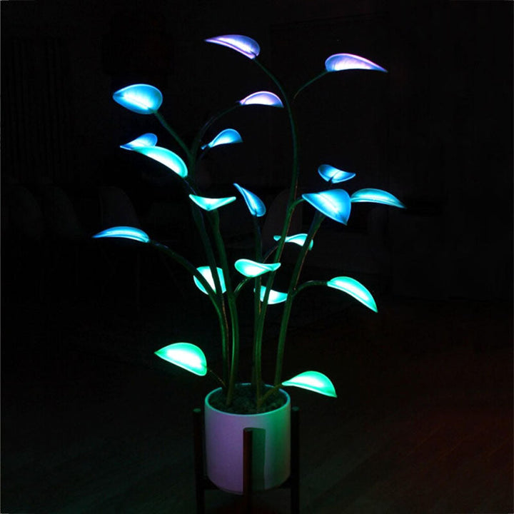 Innovatieve plantlamp met LED verlichting; zorgt voor levendig kleurveranderend lichteffect en decoratie.