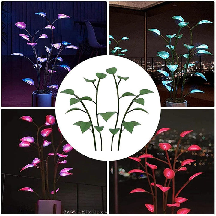 Betoverende sfeerverlichting: LED plantlamp met dynamisch kleurveranderend licht; perfect voor elke ruimte.