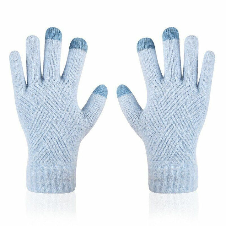 Dames gebreide winterhandschoenen, houden handen heerlijk warm en stijlvol tijdens de koude maanden.