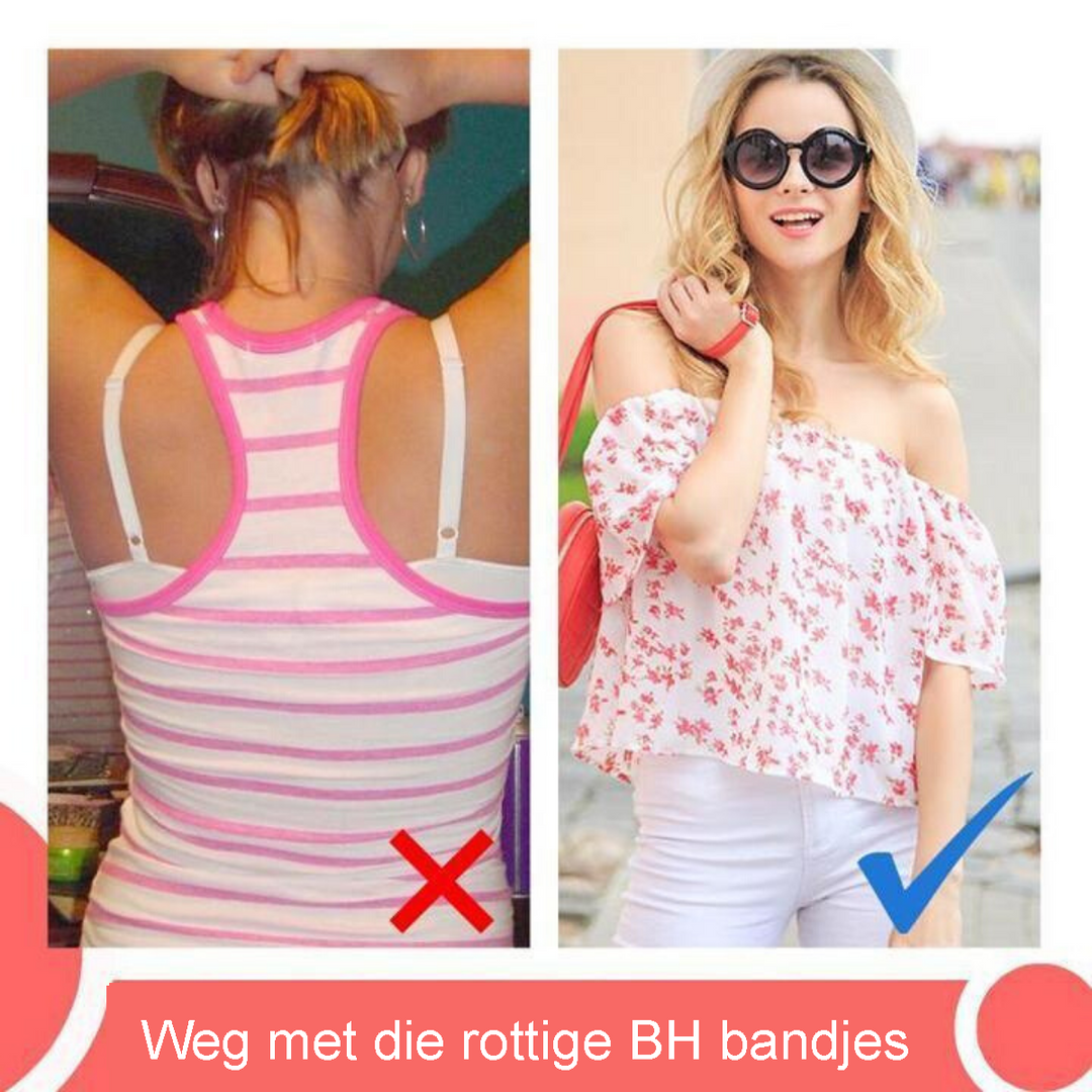 Dames ondergoed: strapless BH van kant, perfect voor een onzichtbaar en elegant silhouet.
