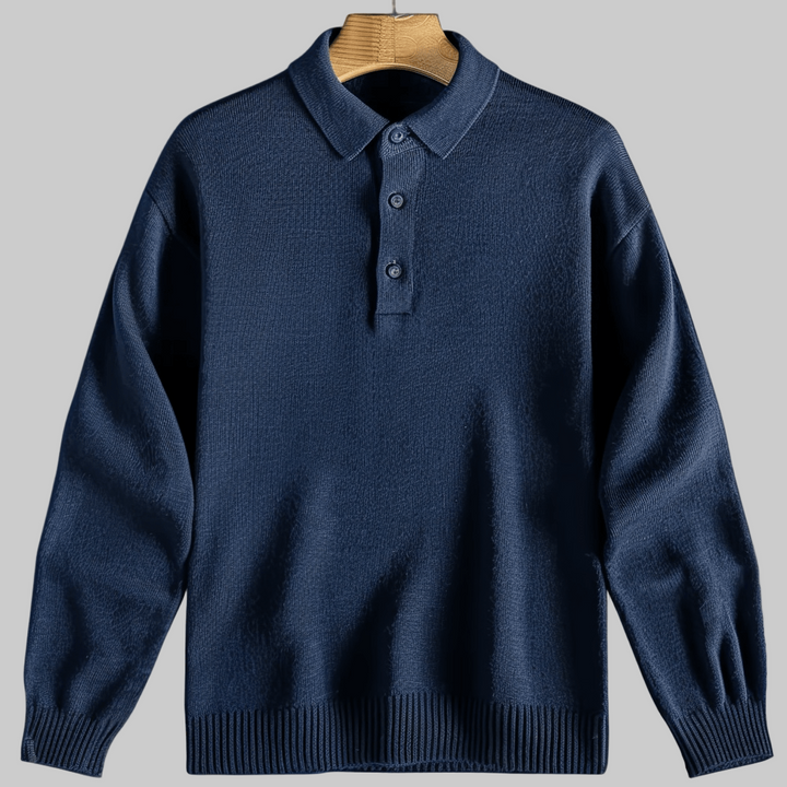 Casual chic heren polotrui lange mouwen, perfect voor een elegante en ontspannen stijl. Hoogwaardige kwaliteit.