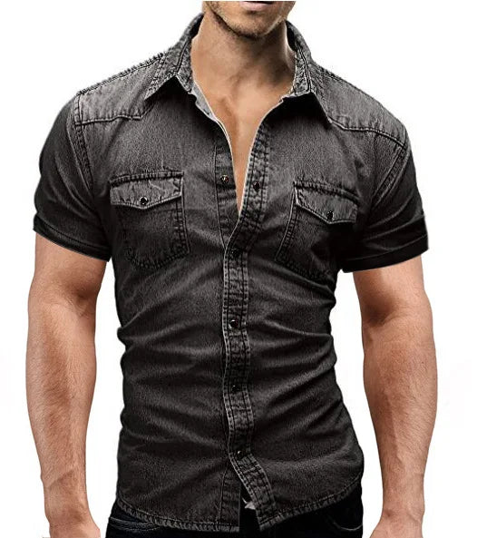 Daniel casual heren overhemd, lange mouw, slim fit, met borstzakken. Comfortabel en veelzijdig voor smart casual outfits.