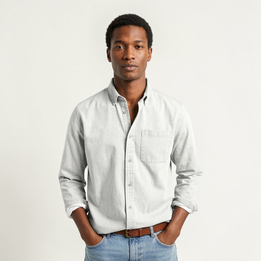 Heren polo met lange mouwen, geschikt voor zowel casual als zakelijk. Een must-have in herenmode.