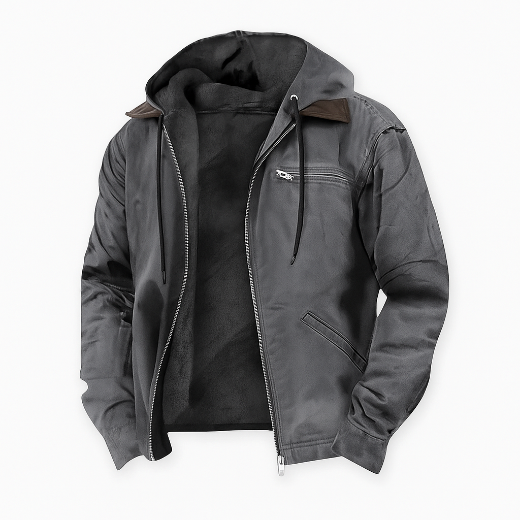 Slanke heren casual ritssluiting jas, veelzijdige bovenkleding voor dagelijkse mode en comfort in de herfst.