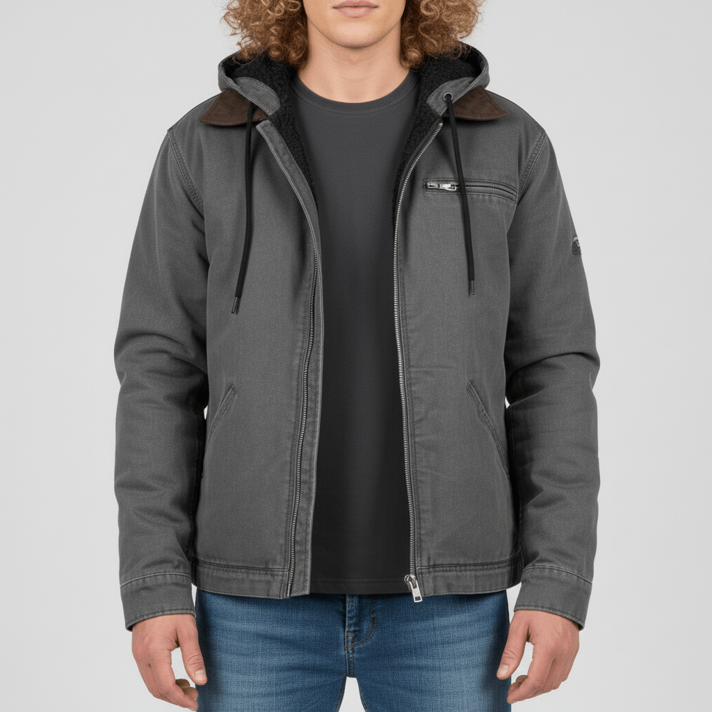 Luke heren casual hoodie, een comfortabel vest voor laagjes, ideaal voor een sportieve, moderne look.
