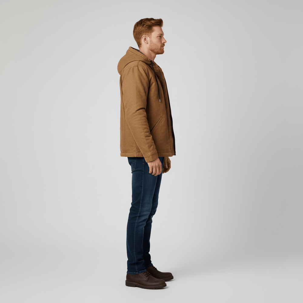 Comfortabel heren vest met capuchon, perfect voor sportieve vrijetijd of dagelijks gebruik.