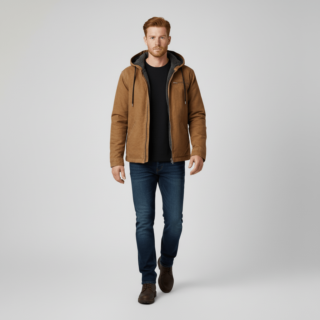 Zachte heren hoodie, ideaal als casual bovenkleding voor een moderne laagjes look en dagelijks comfort.